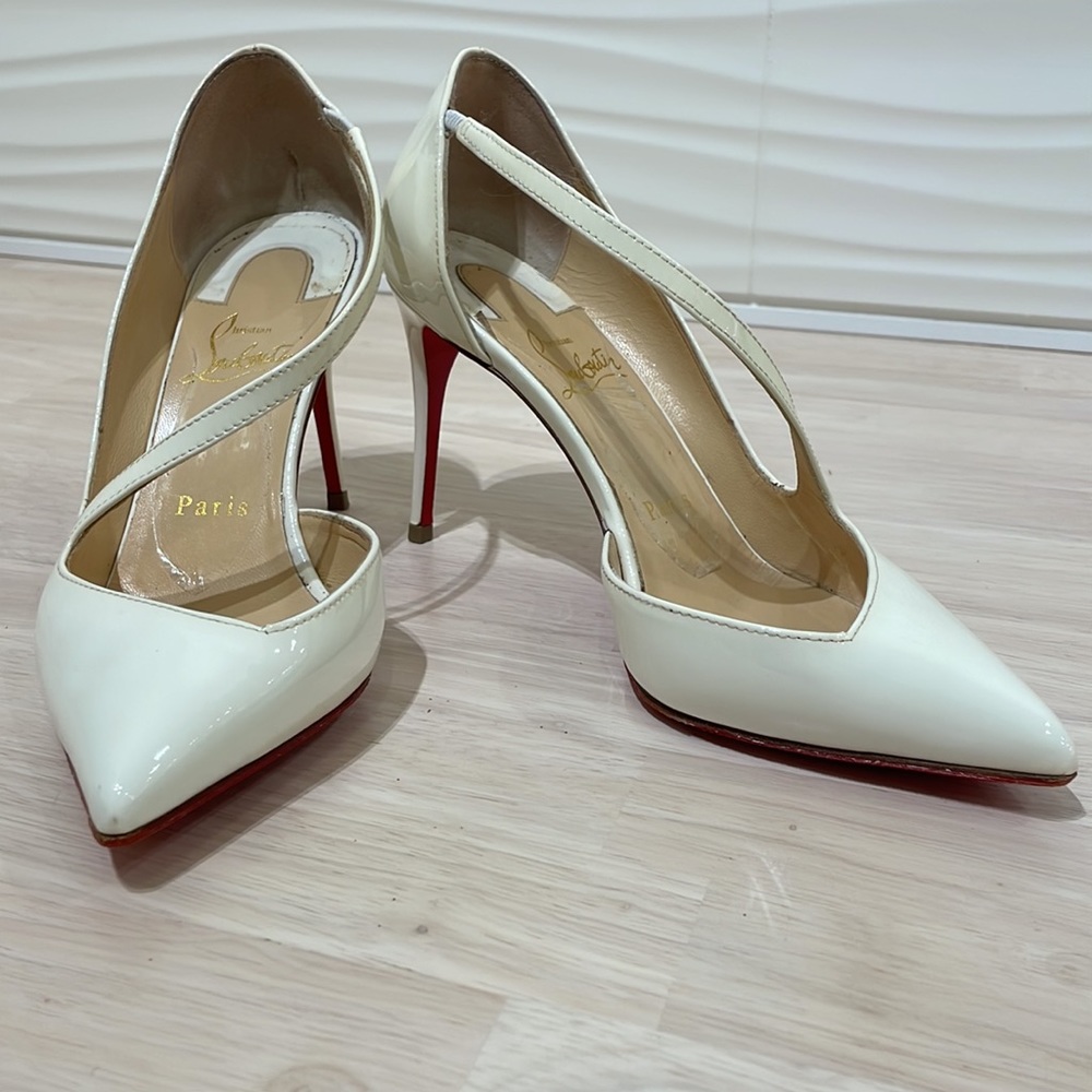Christian Louboutin - white pumps - size 37 used once - Picture 11 of 13